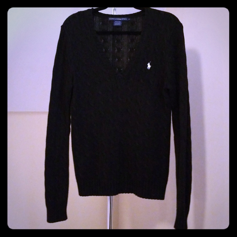 Black Ralph Lauren Sport Sweater